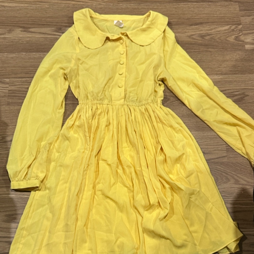 Francesca’s Bird Cage Collection Yellow Dress